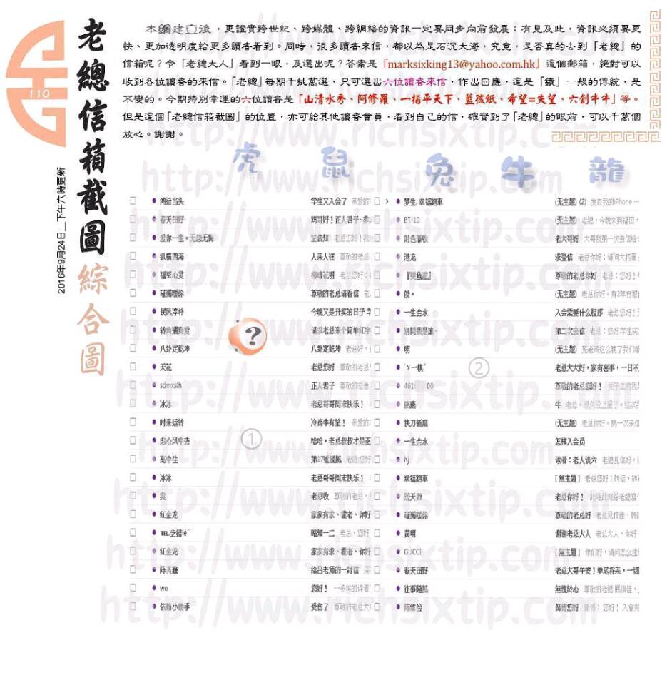 110期：彩民推荐六合皇信箱+貼信(紅字：正人君子）