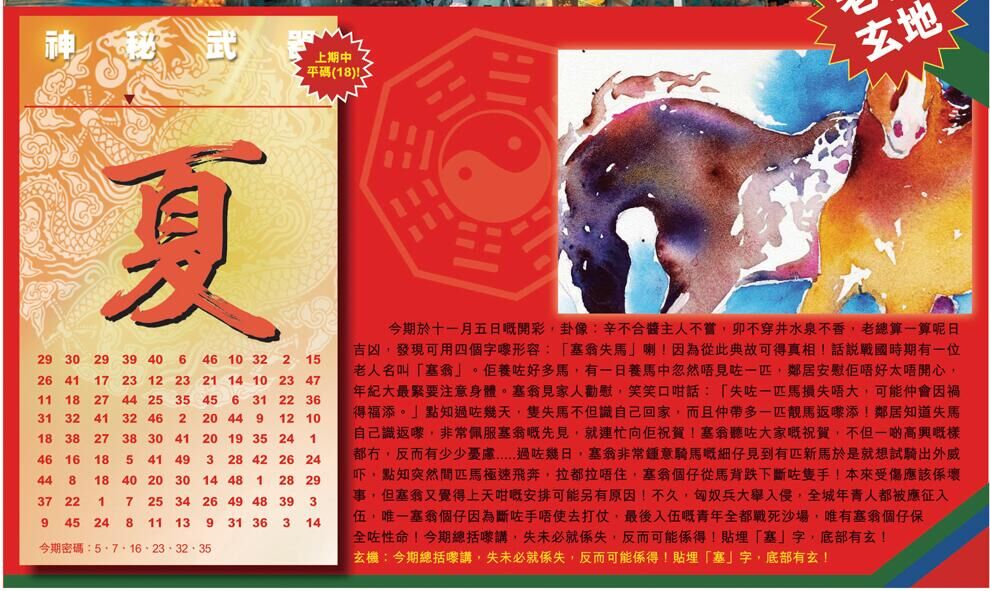 128期：彩民推荐六合皇信箱+貼信(紅字:飛黃騰達）