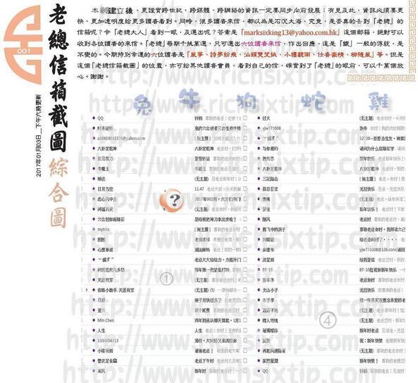 001期：彩民推荐六合皇信箱+貼信(紅字:十日九遷）