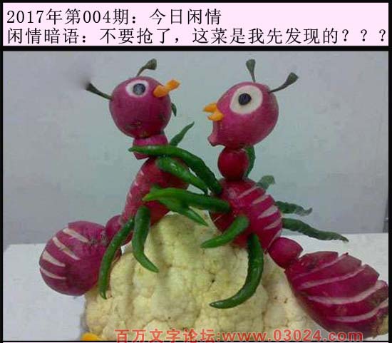 004期今日闲情：不要抢了，这菜是我先发现的？？？