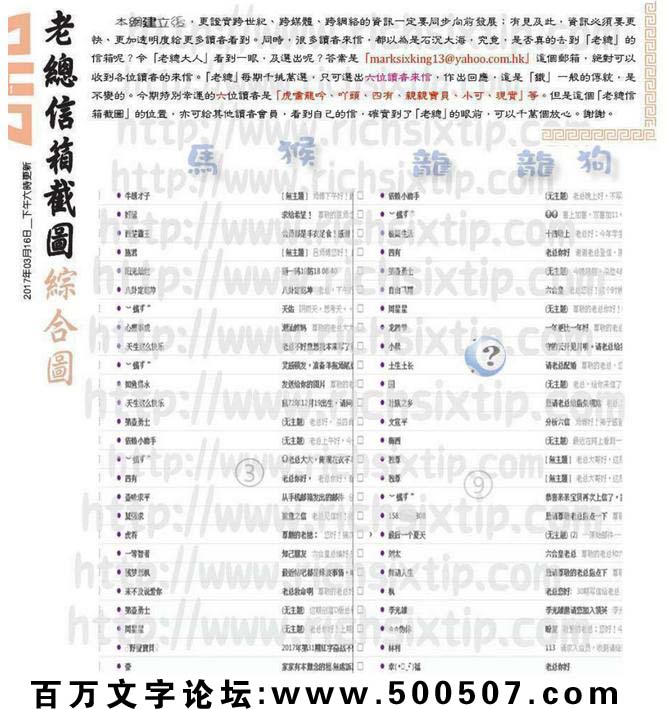 031期：彩民推荐六合皇信箱+貼信(紅字:奮戰不懈）