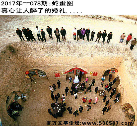 078期蛇蛋图：真心让人醉了的婚礼.....